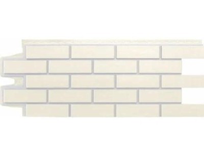 ФП Grand Line клинкерный кирпич ПРЕМИУМ Молочный (шов RAL 7006)