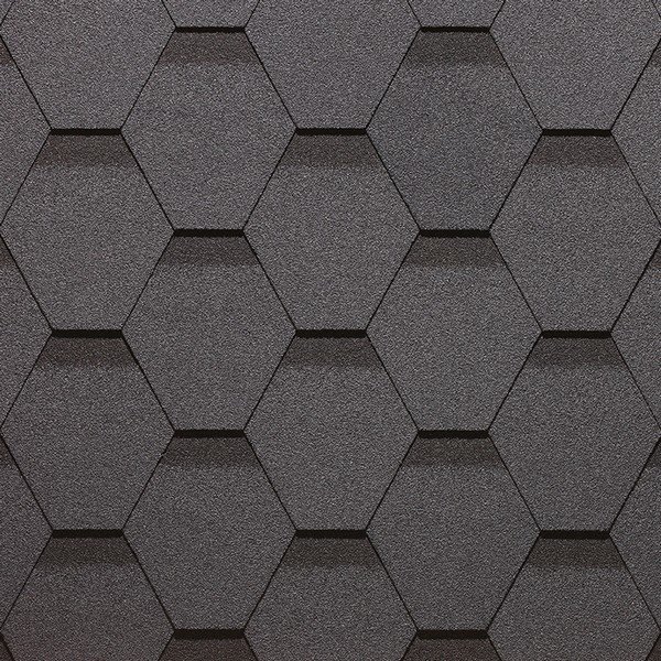 Гибкая черепица Docke, коллекция Сота – Серый купить в Электростале