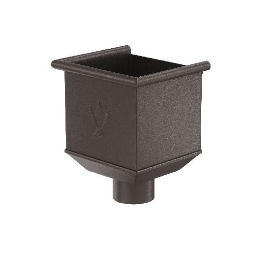 Водосток Aquasistem, Система 150/100 - Водосборная воронка RR 32 Тёмно-коричневый matt купить в Электростале