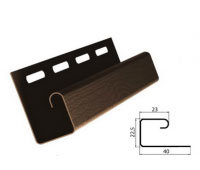 J-профиль, коричневый купить в Электростале