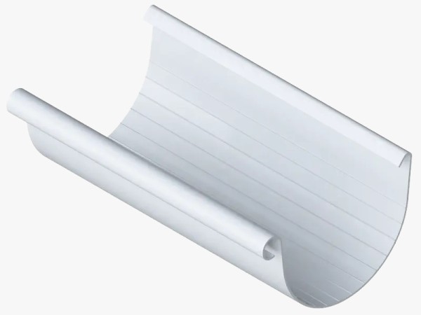 Водосток Альта-Профиль ПВХ – Желоб водосточный 3м (белый) купить в Электростале