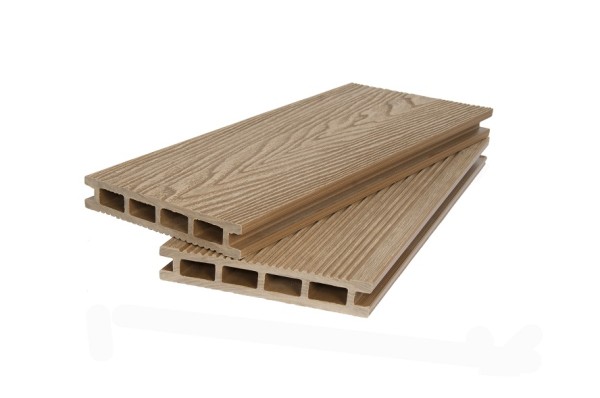 Террасная доска ДПК POLIVAN GROUP 3D+вельвет пустотелая двухсторонняя DENPASAR песочный купить в Электростале