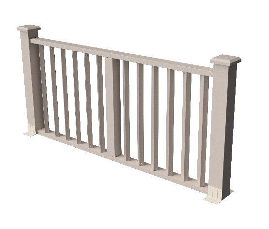 Ограждения декоративное ДПК GRINDERDECO Бруклин выбеленый дуб купить в Электростале