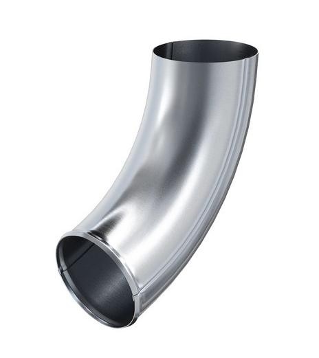 Водосток Aquasistem, Система 150/100 - Колено трубы сливное оцинковка купить в Электростале