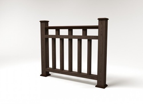 Ограждение из ДПК FG1 венге купить в Электростале