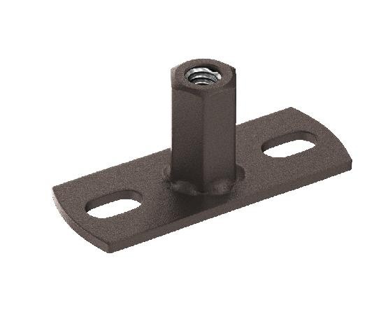 Водосток Aquasistem, Система 150/100 - Держатель для хомута под метиза RR 32 Тёмно-коричневый matt купить в Электростале