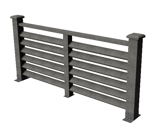 Ограждения декоративное ДПК GRINDERDECO Босфор серый базальт купить в Электростале