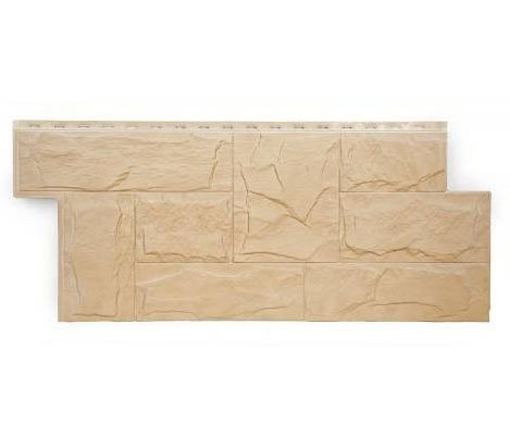 Фасадная панель T-Сайдинг-Гранит Леон ЭКО-2 Кедр купить в Электростале