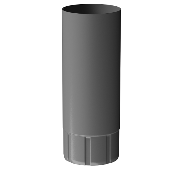 Труба водосточная 3 м D90 Döcke STAL PREMIUM Графит, (RAL 7024) купить в Электростале