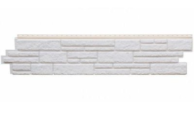 Фасадная панель GrandLine Алтайский камень Мел