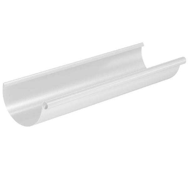 Водосток Aquasistem, система 150x100 - Водосточный желоб 3.00м RR 20 Мраморно-белый купить в Электростале