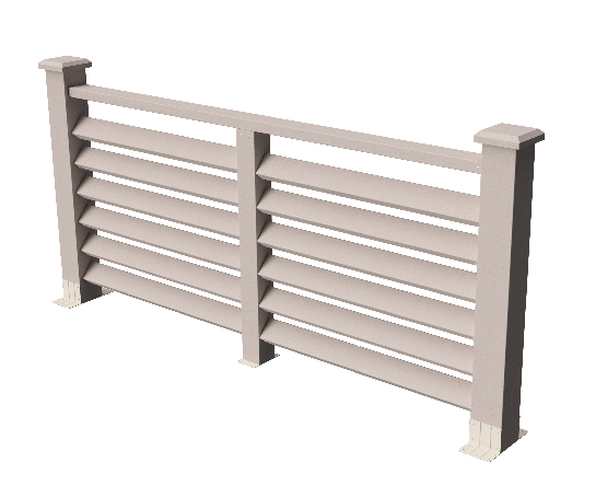 Ограждения декоративное ДПК GRINDERDECO Босфор выбеленый дуб купить в Электростале