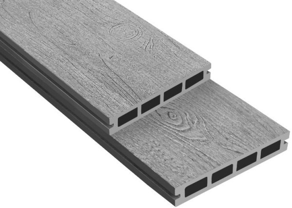 Террасная доска ДПК Outdoor 3D NEVADA/CALIFORNIA серая купить в Электростале