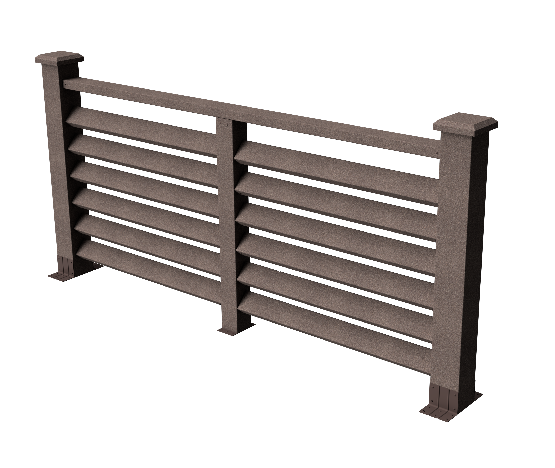 Ограждения декоративное ДПК GRINDERDECO Босфор венге купить в Электростале