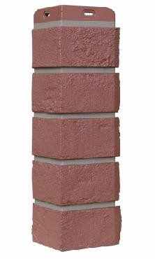 Угол Grand Line состаренный кирпич Элит корица (махагон), ШОВ темно-бежевый купить в Электростале