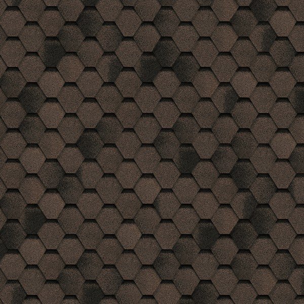 Гибкая черепица Shinglas, серия Финская,коллекция Соната – Коричневый купить в Электростале