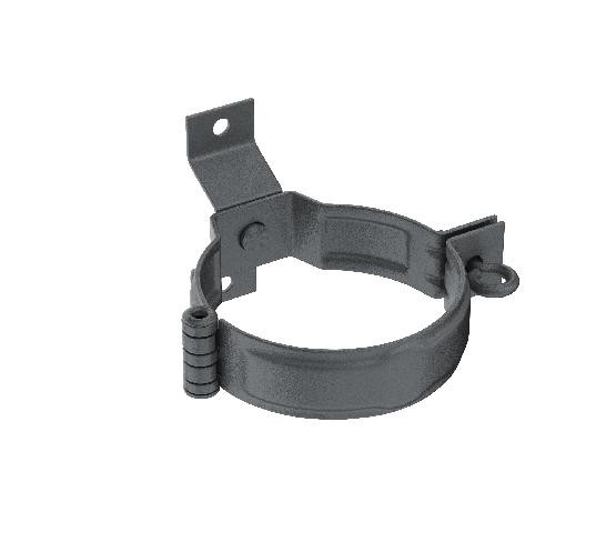 Водосток Aquasistem, Система 125/90 - Декоративный хомут трубы под дерево с комплектом крепления RR 23 Маренго matt купить в Электростале