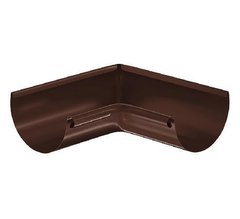 Водосток Aquasistem, система 125x90 - Угол желоба, внутренний 90° RAL 8017 Коричневый купить в Электростале