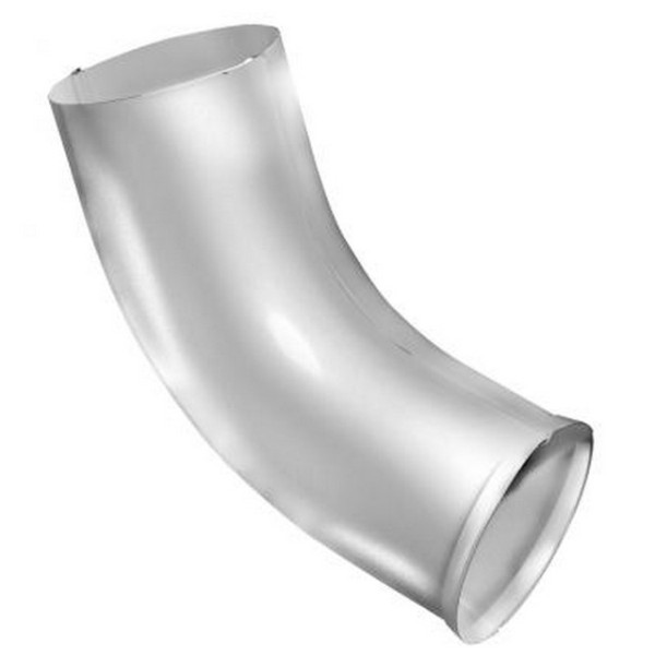 Водосток Grand Line 150x100 – Колено сливное RAL 9003 купить в Электростале