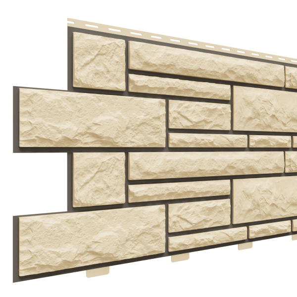 Фасадная панель Доломит, Брусчатка Доломит Шампань (3м) купить в Электростале