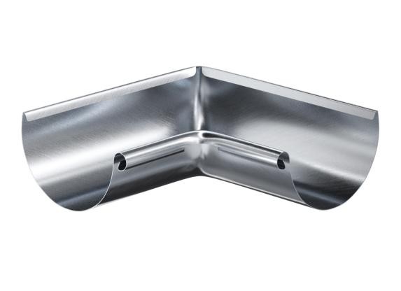 Водосток Aquasistem, Система 150/100 - Угол желоба внутренний оцинковка 90° купить в Электростале