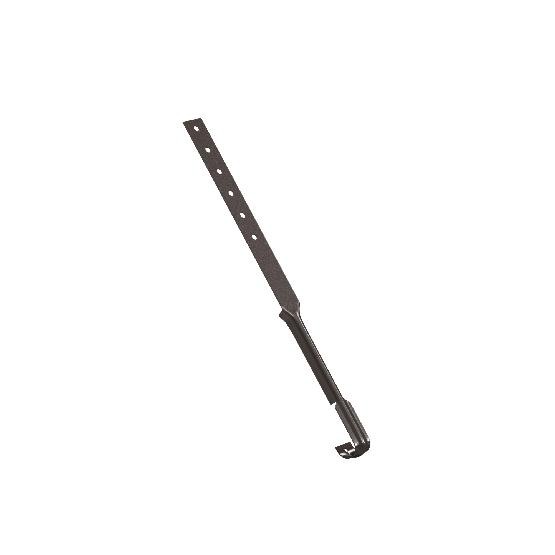 Водосток Aquasistem, система 150/100 - Поддержка желоба RR 32 Тёмно-Коричневый купить в Электростале