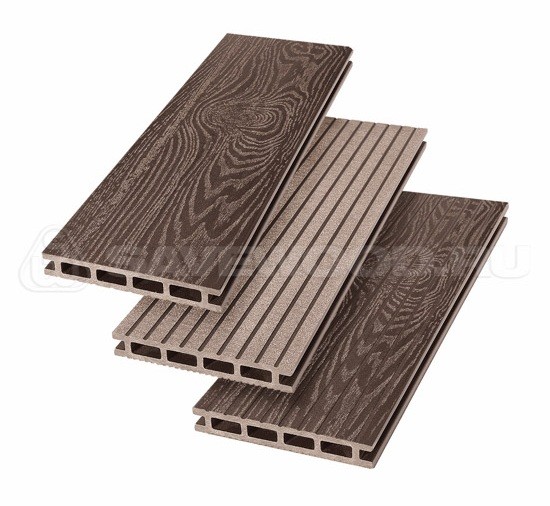 Террасная доска из ДПК SW Carpinus (T) — двухсторонняя терракотовый купить в Электростале