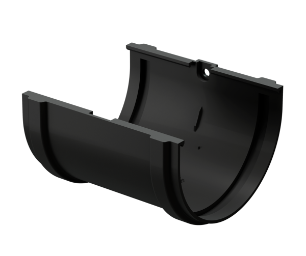 Соединитель желоба Docke Premium ПВХ - Карбон купить в Электростале