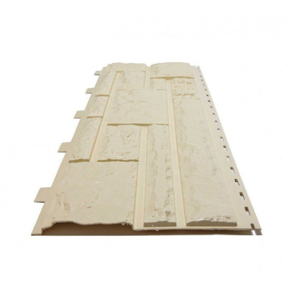 Фасадная панель Доломит, Стандарт, Слоновая кость купить в Электростале