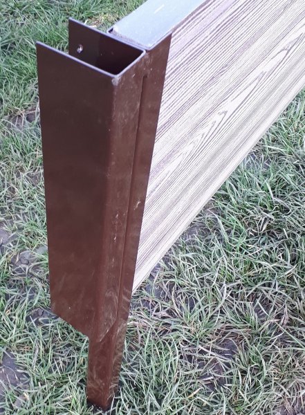 Угловой элемент металл, 90° для доски 300х30 мм Holzhof купить в Электростале