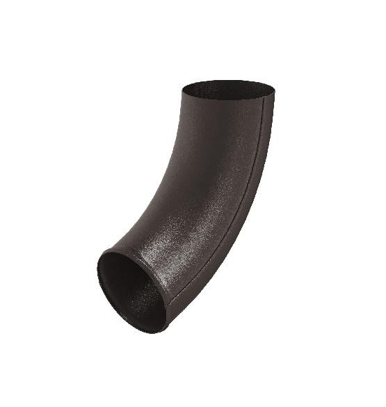 Водосток Aquasistem, Система 150/100 - Отвод трубы RR 32 Тёмно-коричневый matt купить в Электростале