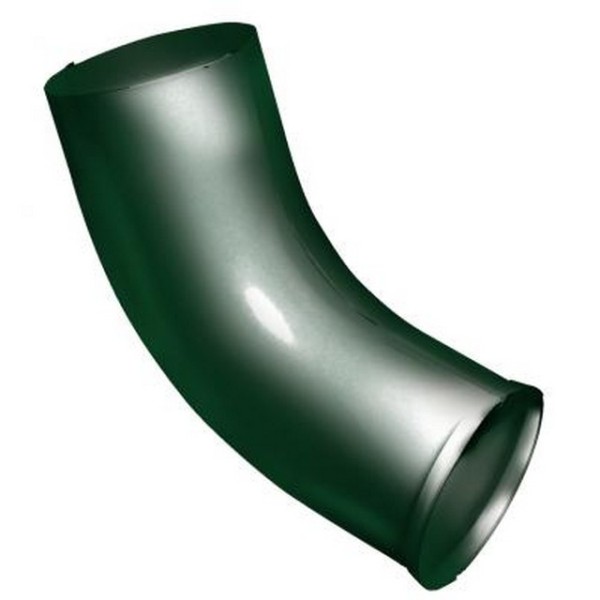 Водосток Grand Line 125x90 – Колено сливное RAL 6005 купить в Электростале