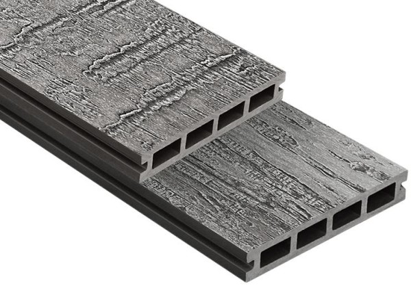 Террасная доска ДПК Outdoor 3D VIRGINIA/COLORADO темно-серая купить в Электростале