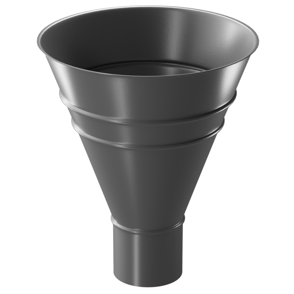 Воронка водосборная Döcke STAL PREMIUM, Графит купить в Электростале