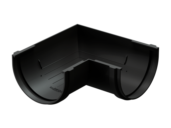 Угол желоба универсал 90˚ Docke Premium ПВХ - Карбон купить в Электростале