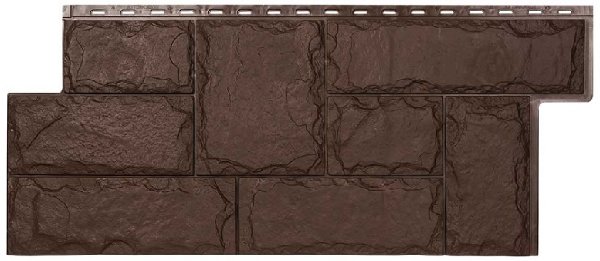 Фасадная панель T-Сайдинг-МАРСЕЛЬ ЭКО-1 Браун купить в Электростале