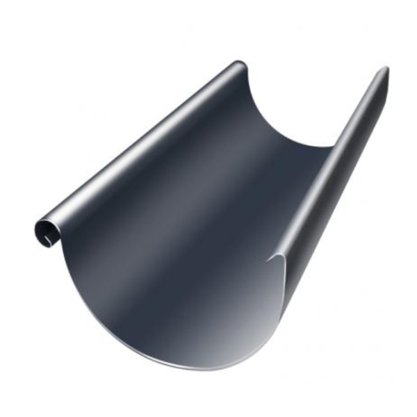 Водосток Grand Line 150x100 – Полукруглый желоб 3 метра RAL 7024 купить в Электростале