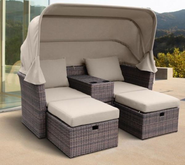 Комплект мебели AFINA плетеной из иск. ротанга AFM-330B Brown купить в Электростале