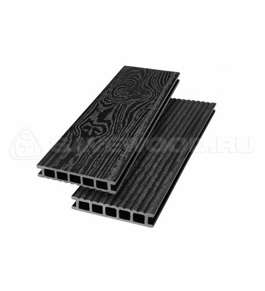 Террасная доска из ДПК SW Ornus тангенциальный распил черный купить в Электростале