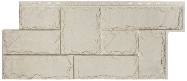 Фасадная панель T-Сайдинг-МАРСЕЛЬ ЭКО-1 Уайт купить в Электростале