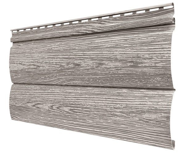 Виниловый сайдинг tecos, серия lux - оцилиндрованный брус двойной, - алтайская берёза купить в Электростале