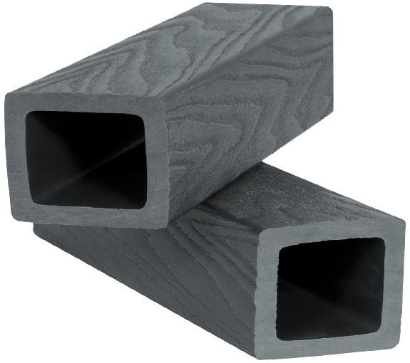 Балясина ДПК Polivan SINGARAJA 3D фактура дерева, черный купить в Электростале