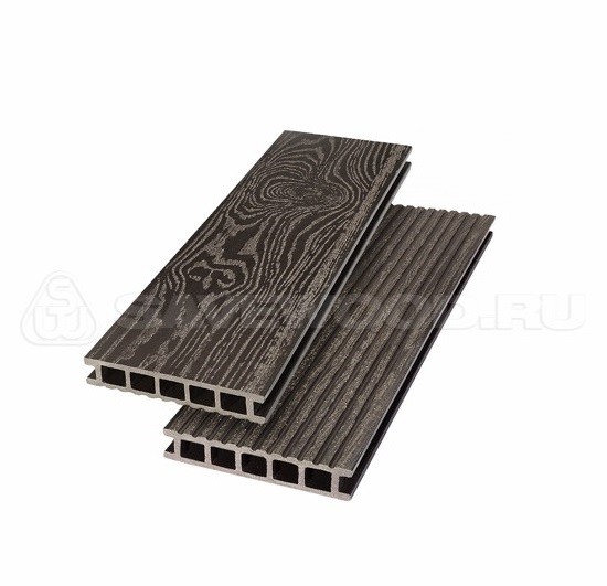 Террасная доска  из ДПКSW Ornus тангенциальный распил темно-коричневый купить в Электростале