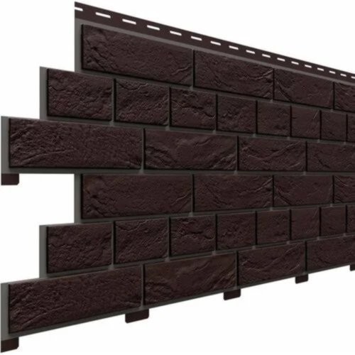 Фасадная панель Доломит Кирпич Славянка Коричневый  купить в Электростале