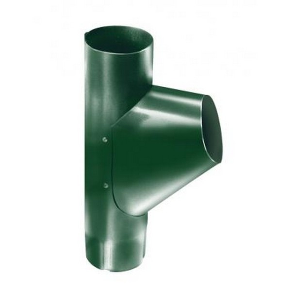 Водосток Grand Line 125x90 – Тройник RAL 6005 купить в Электростале