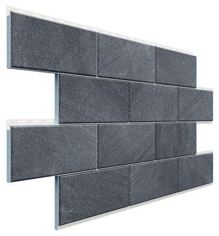 Фасадная термопанель Доломит Дагестанский камень Графит купить в Электростале