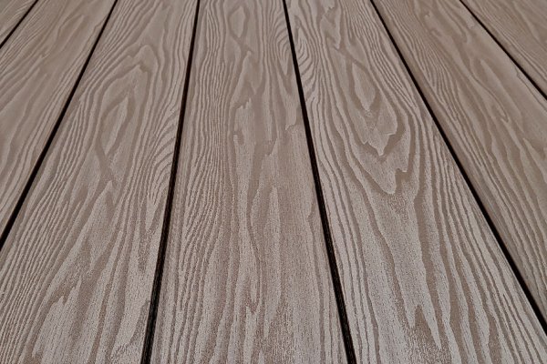 Террасная доска из ДПК Terrapol Смарт 3D Полнотелая с пазом Тик Киото купить в Электростале