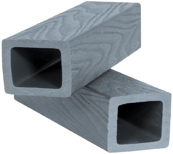 Балясина ДПК Polivan SINGARAJA 3D фактура дерева, серый купить в Электростале