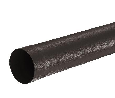 Водосток Aquasistem, Система 150/100 - Труба водосточная 3.00м RR 32 Тёмно-коричневый matt купить в Электростале