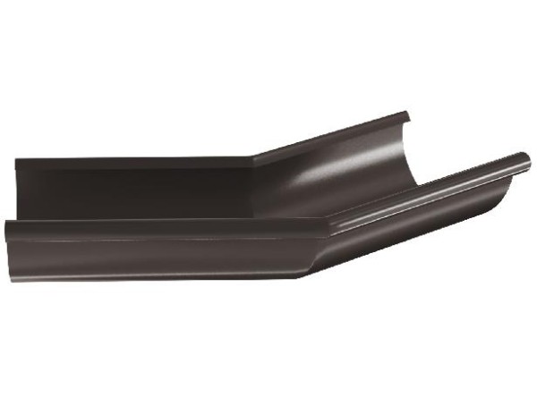 Водосток Aquasistem, система 150/100 - Угол желоба, наружный 135° RR 32 Тёмно-Коричневый купить в Электростале